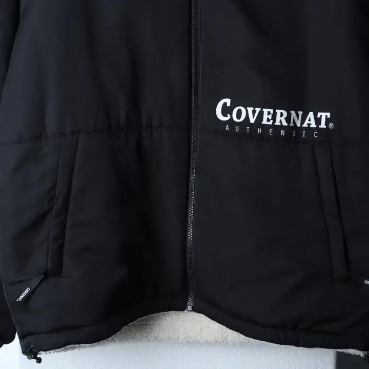 [BUNJANG] Covernat Reversible Fleece Jacket / (L-XL) 커버낫 집업 바람막이 점퍼자켓 양면 후리스-174C3