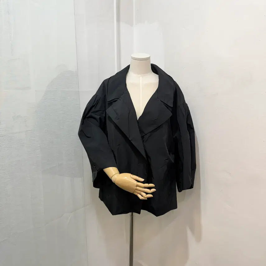 [BUNJANG] TIME Nylon 3/4 Sleeve Jacket / TIME 나일론 칠부7부 자켓 한섬 4211