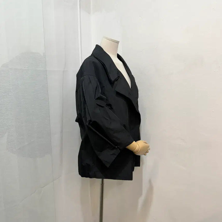 [BUNJANG] TIME Nylon 3/4 Sleeve Jacket / TIME 나일론 칠부7부 자켓 한섬 4211