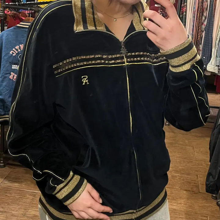 [BUNJANG] HI Vintage Black Zip-Up Jacket / [HI] 빈티지 집업 블랙