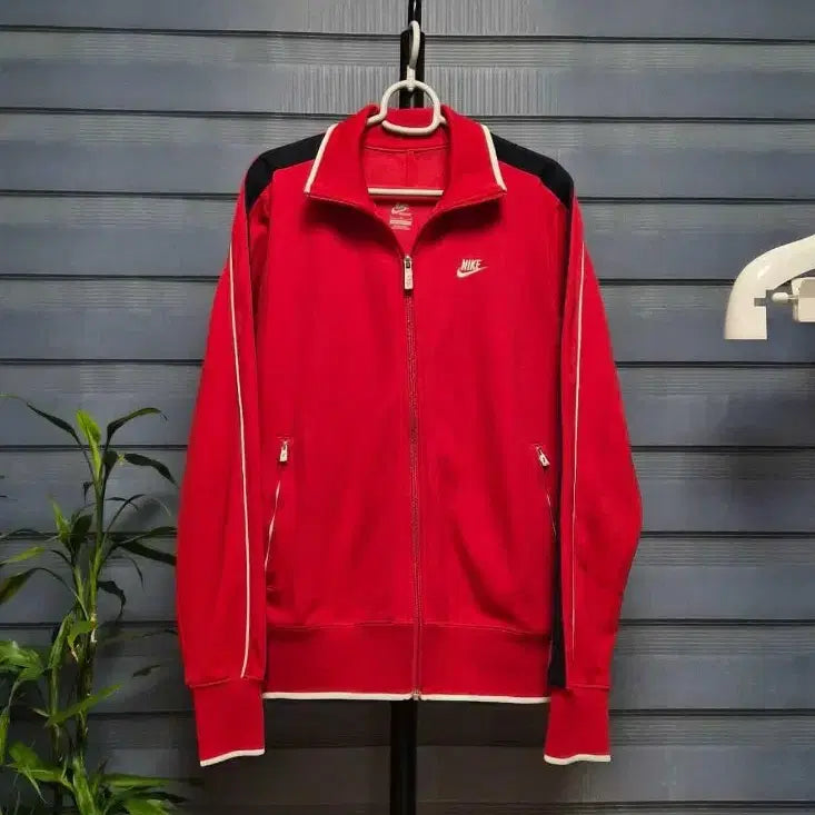 [BUNJANG] Nike Red Track Jacket (M) / 나이키 레드 트랙탑 자켓