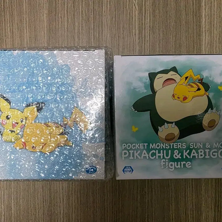 [BUNJANG] Pokemon Pikachu & Snorlax Figure Set / 포켓몬스터 피카츄 & 잠만보 피규어 세트