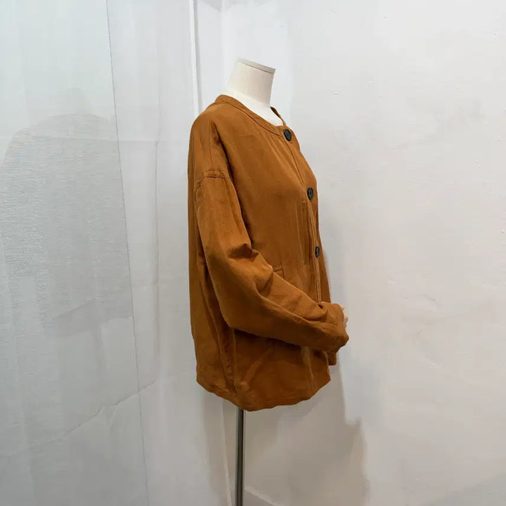 [BUNJANG] Studio Tomboy Brown Linen Oversized Jacket / 스튜디오톰보이 브라운 린넨 리넨 오버핏자켓 재킷 4216