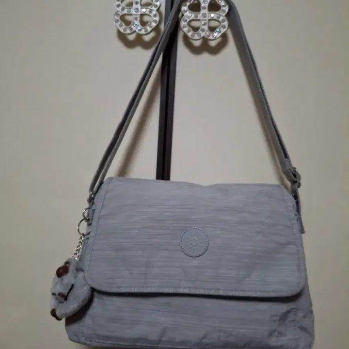 [BUNJANG] Kipling Shoulder Crossbody Bag / 키플링 숄더 크로스백 그레이색계열