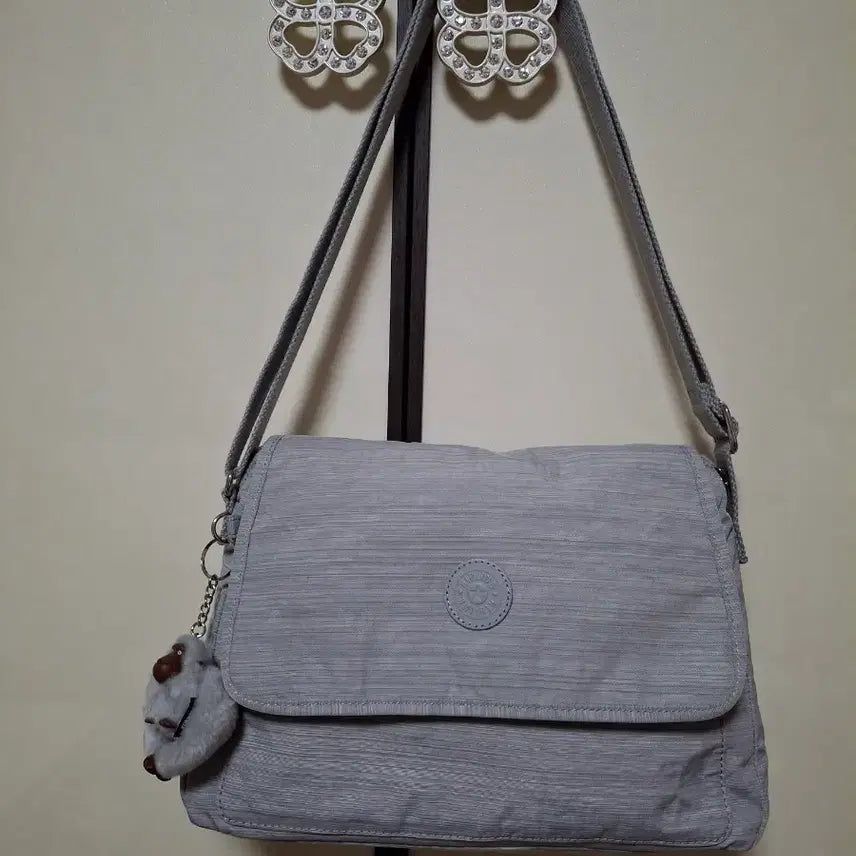 [BUNJANG] Kipling Shoulder Crossbody Bag / 키플링 숄더 크로스백 그레이색계열