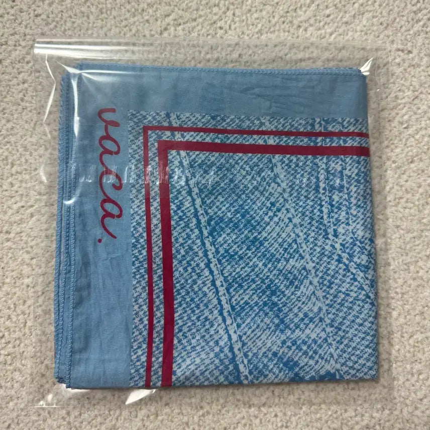 [BUNJANG] Baka Denim Print Scarf / 바카 데님 프린트 스카프