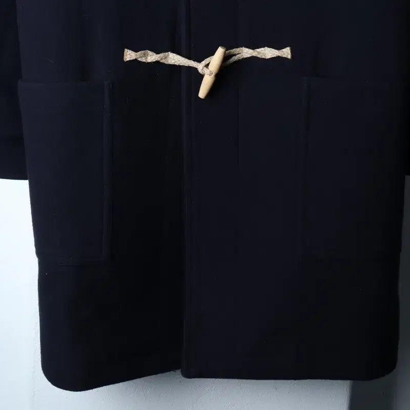 [BUNJANG] Lo-Fi Duffle Coat Navy Jacket / (L-XL) 로파이 코트자켓 더플 떡볶이 캐시미어 네이비-174D4