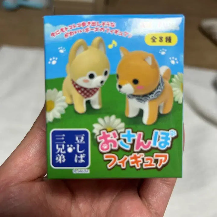 [BUNJANG] Mochi Shiba Dog Figure (Green Scarf Version) / 일본 가챠 충견 모찌시바 피규어