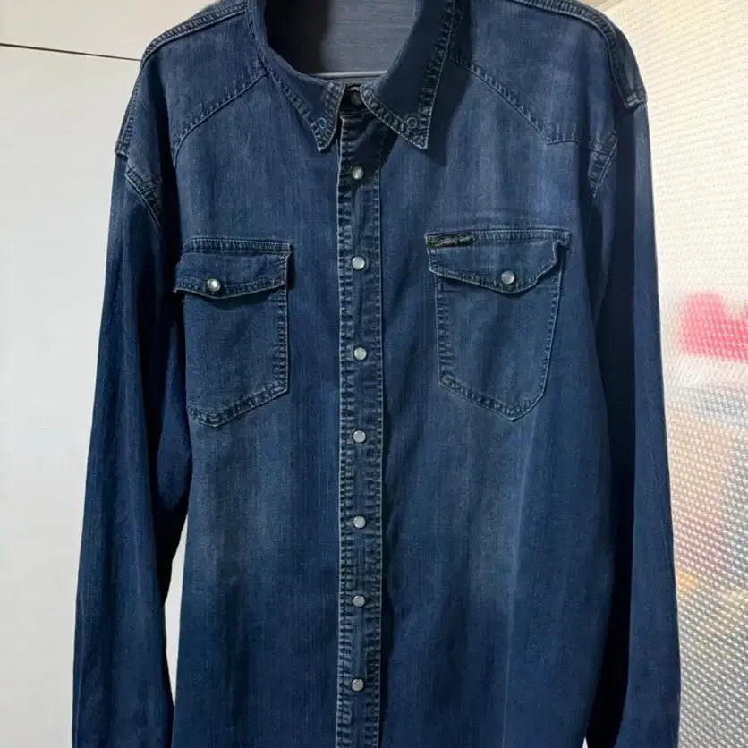 [BUNJANG] Denim Shirt Jacket / 데님 셔츠 자켓