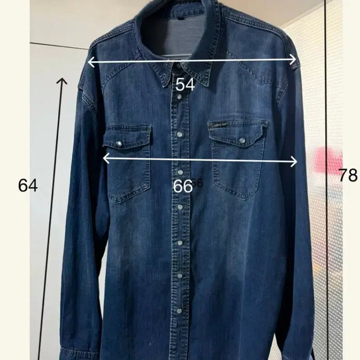 [BUNJANG] Denim Shirt Jacket / 데님 셔츠 자켓