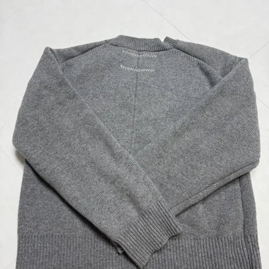 [BUNJANG] RECTO Gray Chunky Knit Sweater / 렉토 그레이 청키니트 M