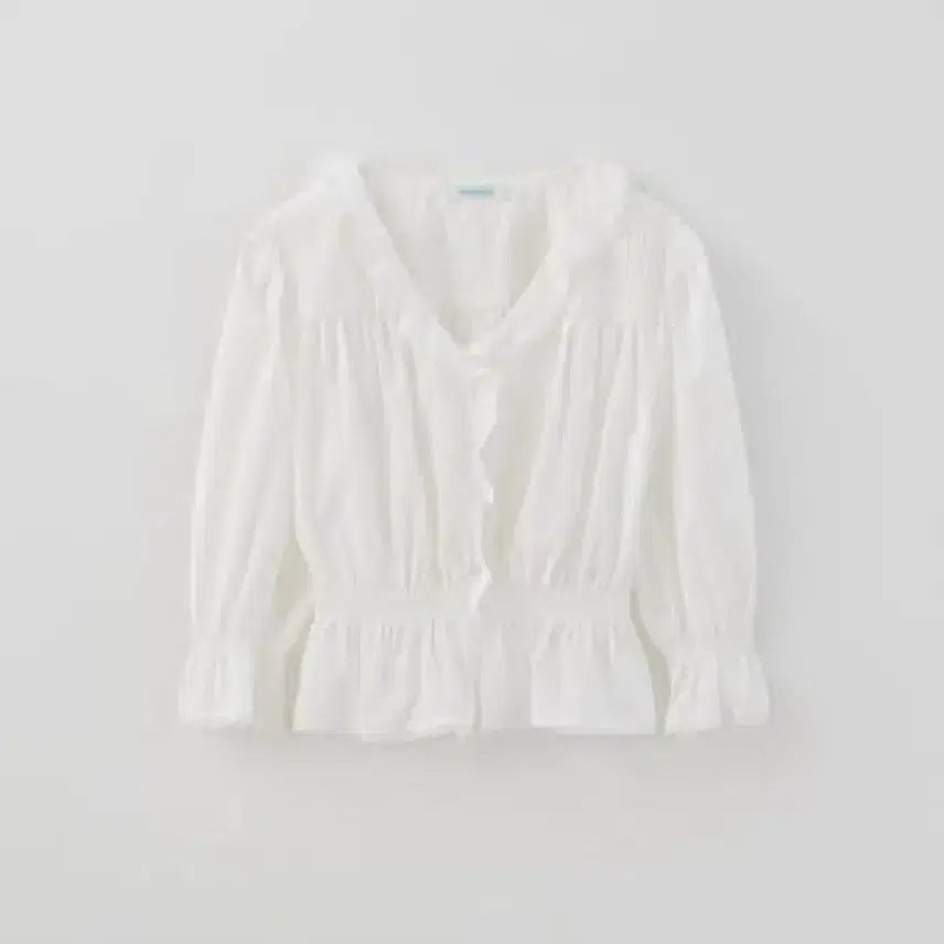 [BUNJANG] Thanat Colette Frill Blouse / 타낫 콜레트 프릴 블라우스