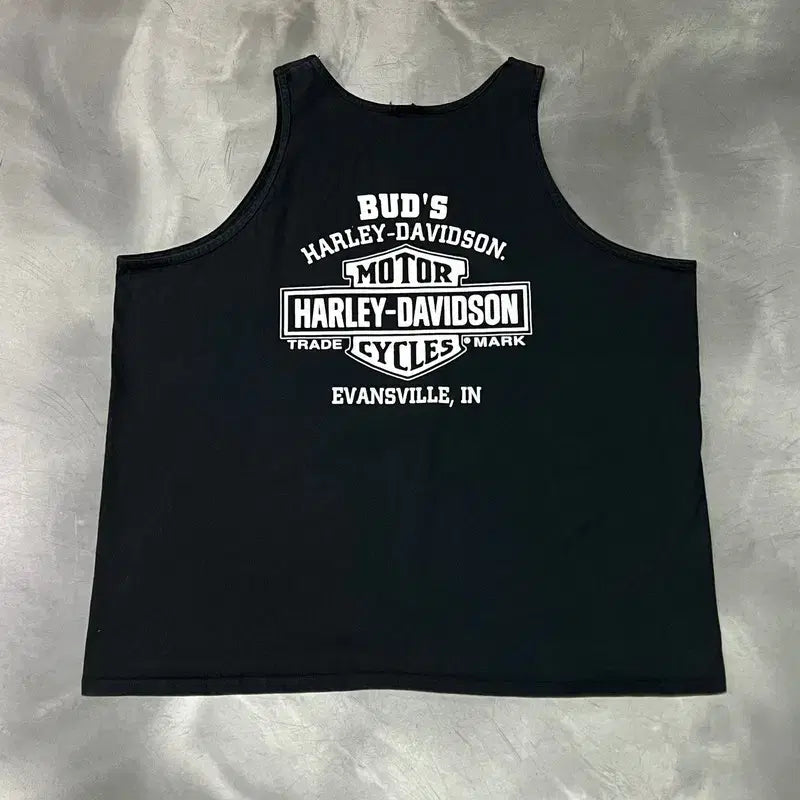 [BUNJANG] Harley-Davidson Logo Sleeveless Top / 할리데이비슨 로고 슬리브리스 y15723