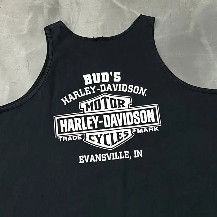 [BUNJANG] Harley-Davidson Logo Sleeveless Top / 할리데이비슨 로고 슬리브리스 y15723