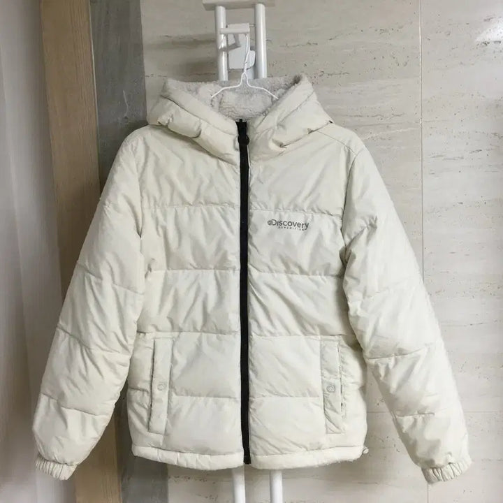 [BUNJANG] Discovery Reversible Puffer Down Jacket (Size 90) / 디스커버리 리버시블 푸퍼 다운 패딩 90