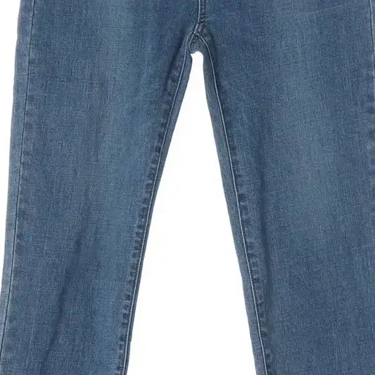 [BUNJANG] Guess Women's Cotton Poly Logo Denim Pants / 게스 (WOMEN - L) 코튼 폴리 로고 데님 팬츠