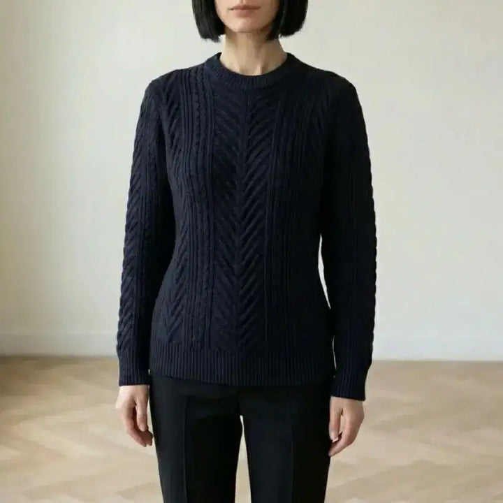 [BUNJANG] Theory Herringbone Knit Sweater / Theory 띠어리 니트 S