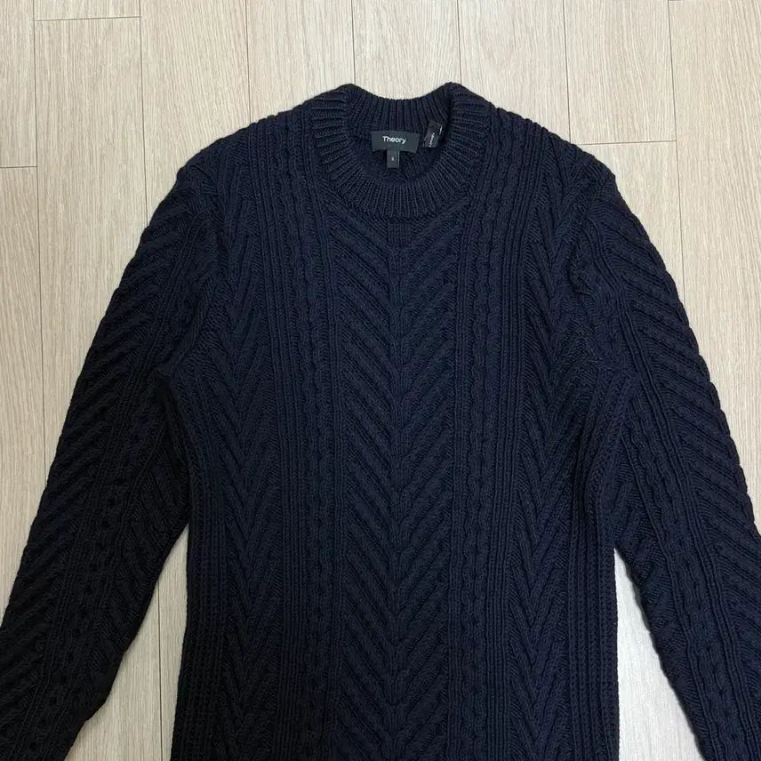 [BUNJANG] Theory Herringbone Knit Sweater / Theory 띠어리 니트 S