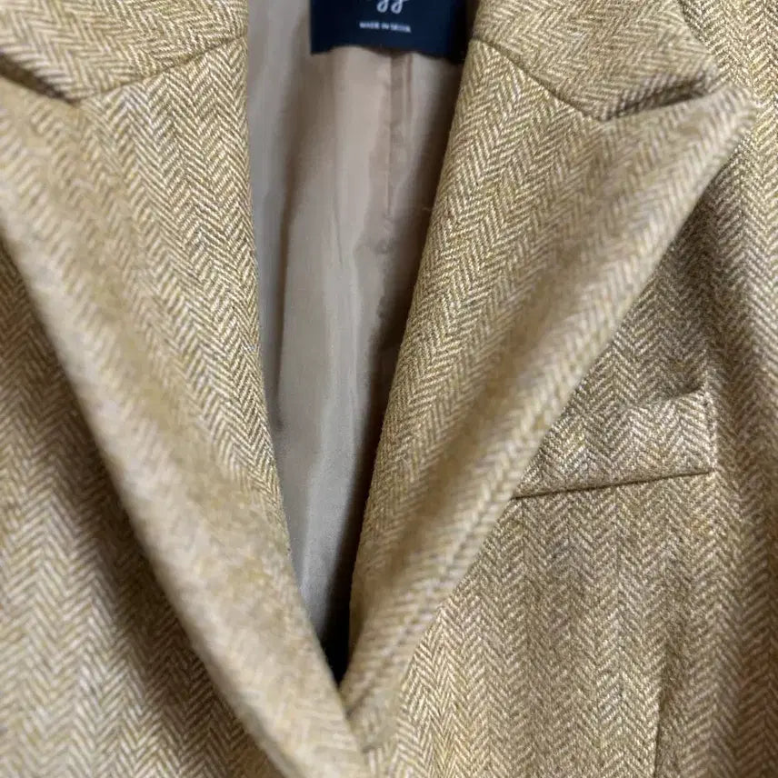 [BUNJANG] Egg Herringbone Double Breasted Jacket / Egg 에그이즈 헤링본 더블 브레스트 자켓
