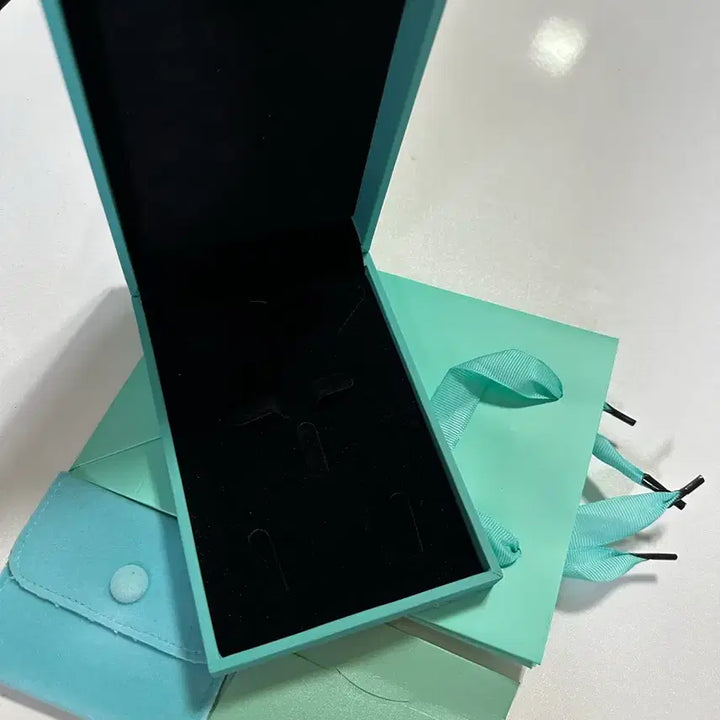 [BUNJANG] Mint Gift Box Set / 민트색 선물 포장 박스 쇼핑백 악세사