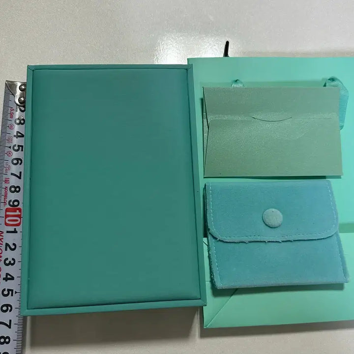 [BUNJANG] Mint Gift Box Set / 민트색 선물 포장 박스 쇼핑백 악세사