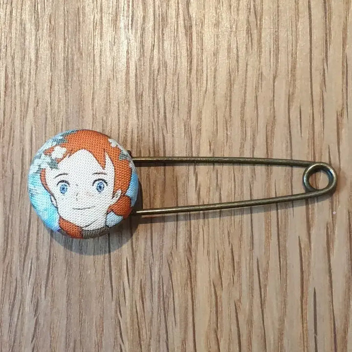 [BUNJANG] Handmade Red-Haired Anne Brooch/Pin / 핸드메이드 빨간머리앤(브로치, 옷핀)