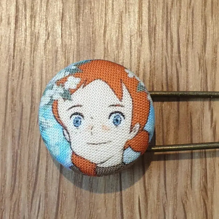 [BUNJANG] Handmade Red-Haired Anne Brooch/Pin / 핸드메이드 빨간머리앤(브로치, 옷핀)