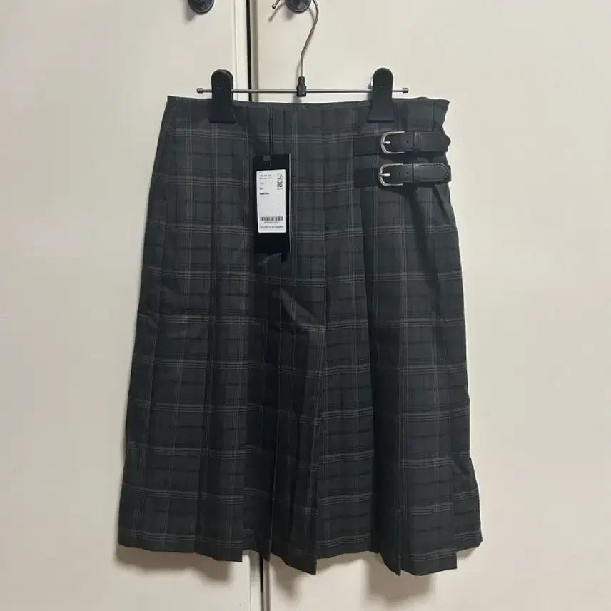 [SOLD OUT] 무신사 스탠다드 우먼 플리츠 체크스커트