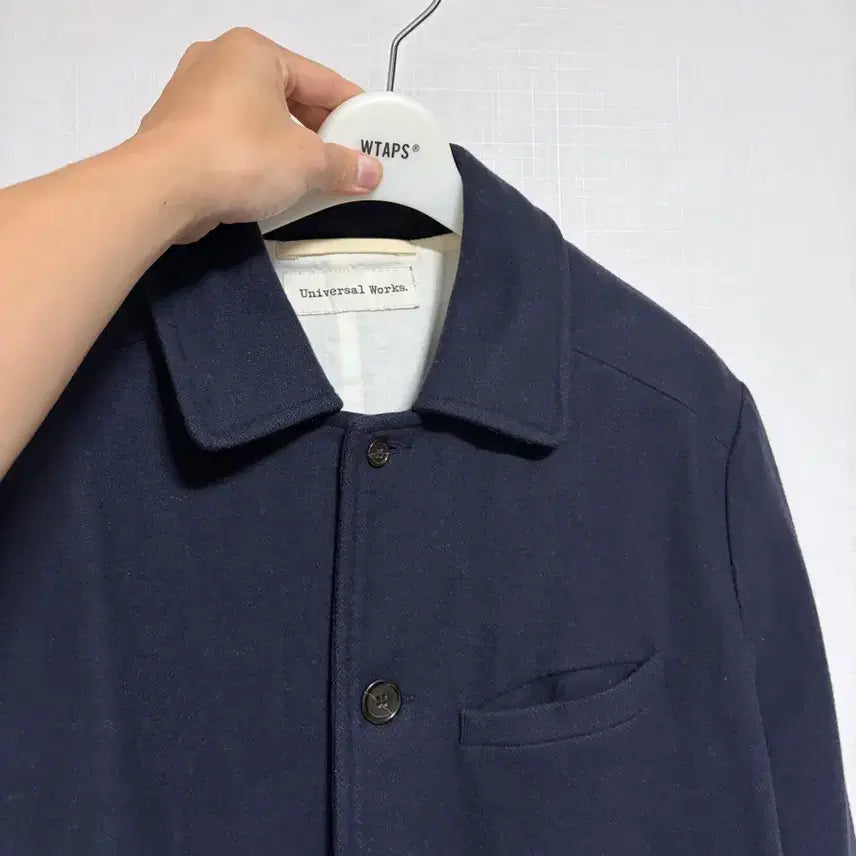 [BUNJANG] Universal Works Topcoat Navy M / 유니버셜웍스 탑코트 네이비M