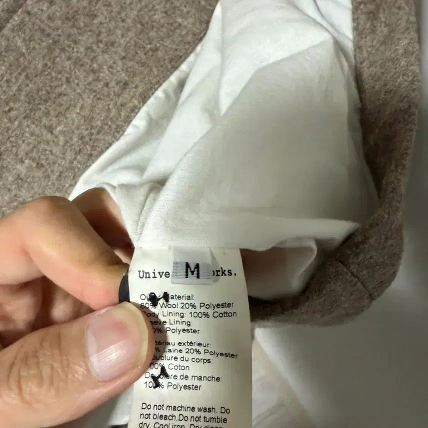 [BUNJANG] Universal Works Topcoat Beige M / 유니버셜웍스 Universal Works 탑코트 베이지M