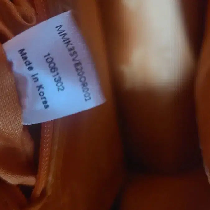 [BUNJANG] MCM Backpack Orange Leather Bag / MCM 백팩 오렌지 MMK3SVE20OR001