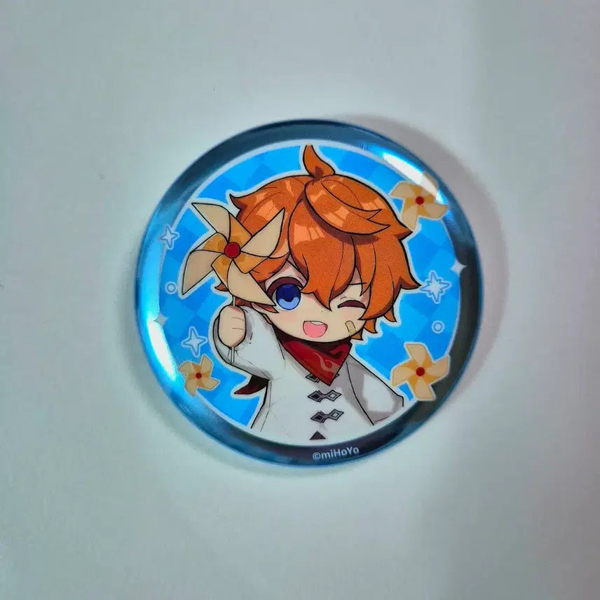 [BUNJANG] Genshin Impact Tartaglia Can Badge / 원신 타르탈리아 캔뱃지