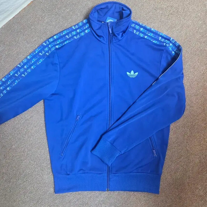 [BUNJANG] Adidas Firebird City Camo Track Top Blue L / 아디다스 파이어버드 시티 카모 트랙탑 블루 100 L
