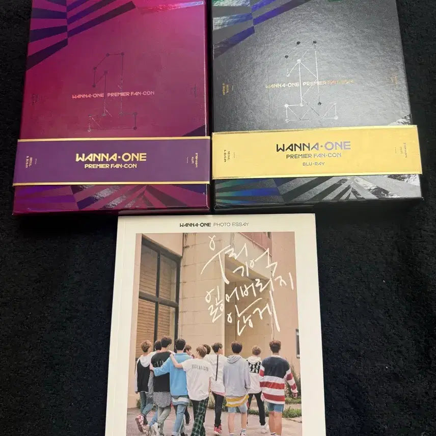 [BUNJANG] Wanna One Premier Fan-Con DVD + Photobook + Wannable Kit Bundle Set / 워너원 프리미어 팬콘 dvd 2개 + 포토에세이 + 워너블키트