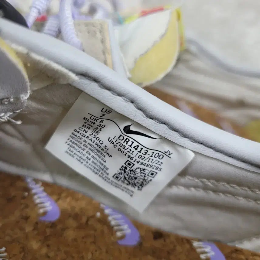 [BUNJANG] Nike X Union Cortez SP Lemon Frost Sneakers (Used) / 구제짱짱맨 250 나이키 X 유니온 코르테즈 SP 레몬프로스트 스니커즈