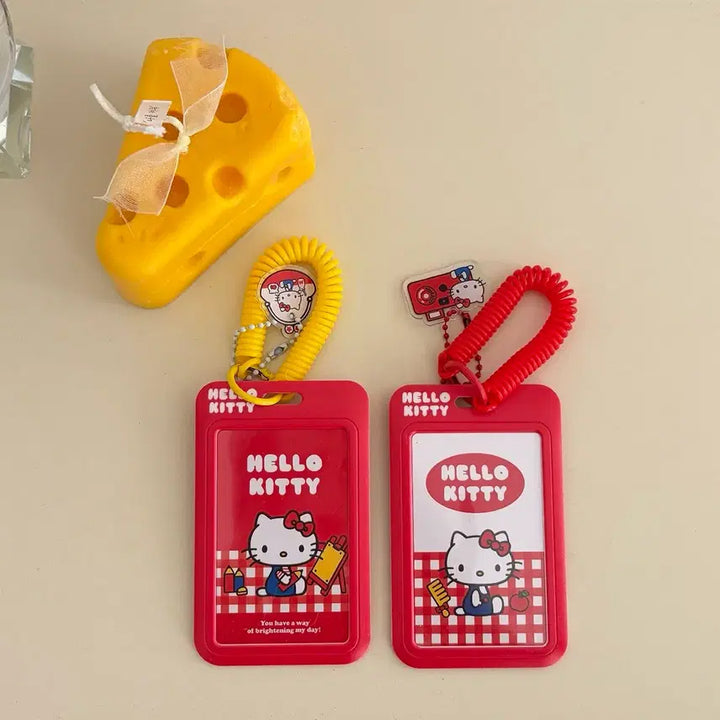[BUNJANG] Hello Kitty String Name Tag Card Holder / (정품)헬로키티 스트링 네임텍 캐리어 카드홀더(새상품)