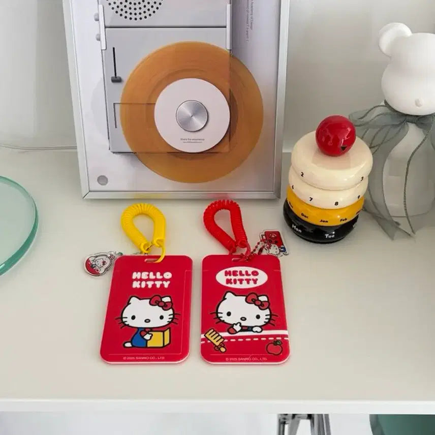 [BUNJANG] Hello Kitty String Name Tag Card Holder / (정품)헬로키티 스트링 네임텍 캐리어 카드홀더(새상품)