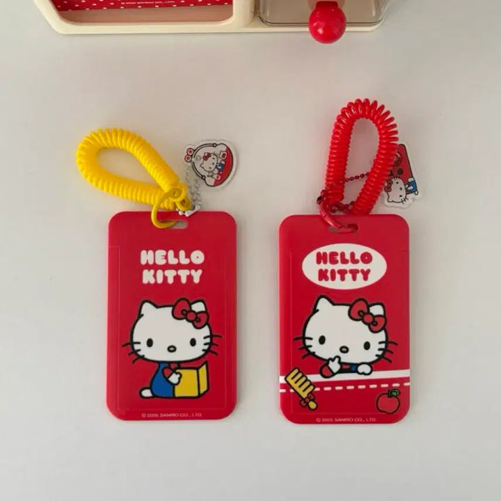 [BUNJANG] Hello Kitty String Name Tag Card Holder / (정품)헬로키티 스트링 네임텍 캐리어 카드홀더(새상품)