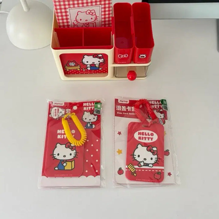 [BUNJANG] Hello Kitty String Name Tag Card Holder / (정품)헬로키티 스트링 네임텍 캐리어 카드홀더(새상품)