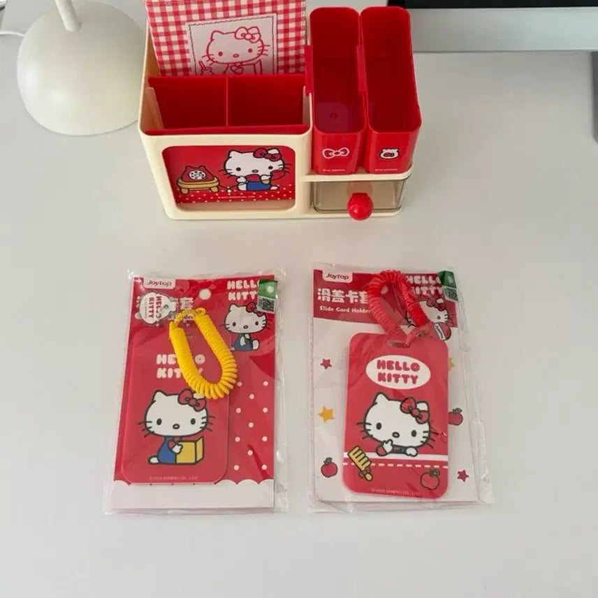 [BUNJANG] Hello Kitty String Name Tag Card Holder / (정품)헬로키티 스트링 네임텍 캐리어 카드홀더(새상품)
