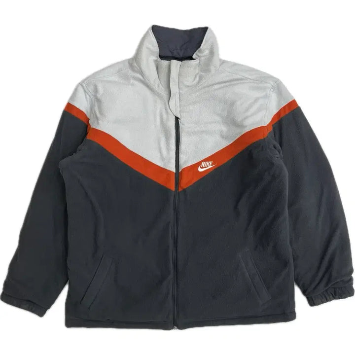 [SOLD OUT] 나이키 올드스쿨 리버시블 백로고 후리스 바람막이 자켓 100 L 정도