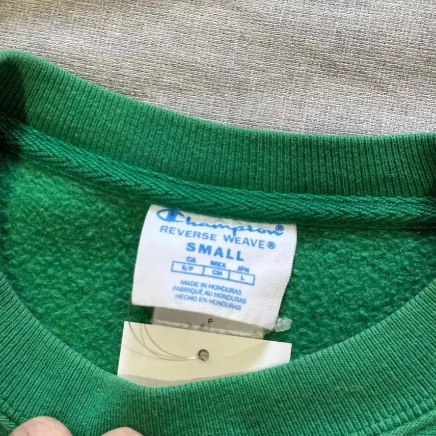 [BUNJANG] Champion Reverse Weave Green Sweatshirt / 챔피온 리버스위브 그린 맨투맨 s