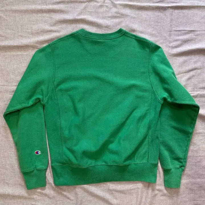 [BUNJANG] Champion Reverse Weave Green Sweatshirt / 챔피온 리버스위브 그린 맨투맨 s