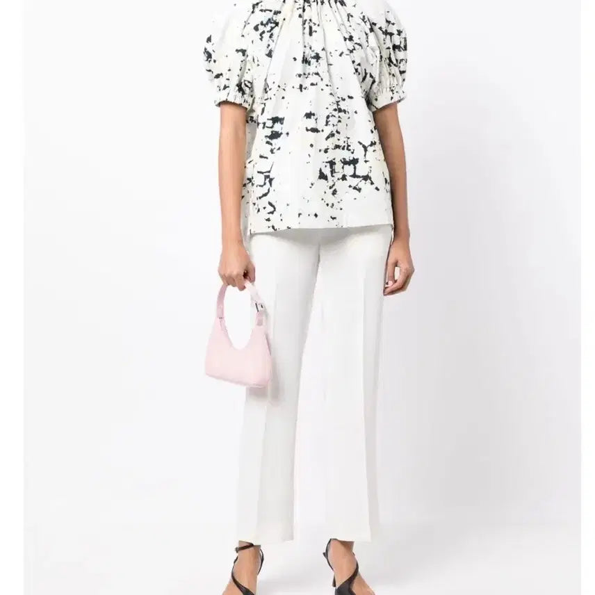 [BUNJANG] 3.1 Phillip Lim Printed Poplin Blouse - Size S / 3.1 필립림 프린트 블라우스 S