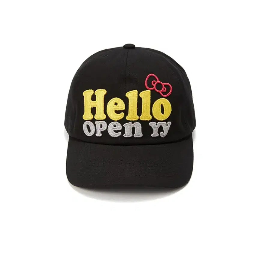 [BUNJANG] Open Y Black Hello Kitty Ball Cap / 오픈와이와이 헬로키티 블랙 볼캡