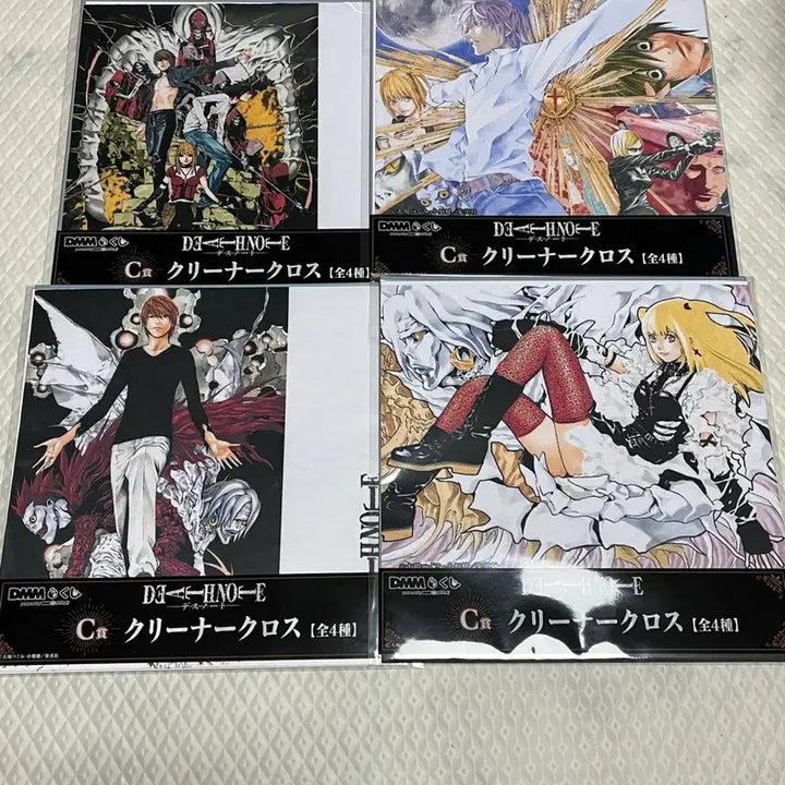 [BUNJANG] Death Note C Prize Cleaner Set / 데스노트 쿠지 C상 클리너 4종 일괄판매