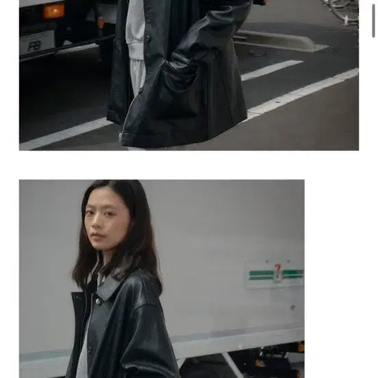 [BUNJANG] TILL I DIE Black Leather Jacket / TILLI DIE 블랙 레더 자켓 FREE