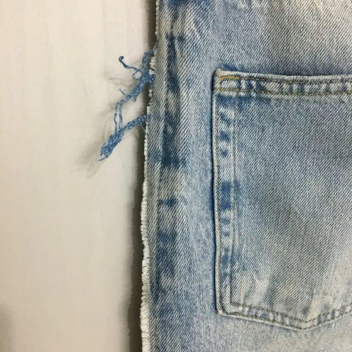 [BUNJANG] Zara Damage Straight Jeans 24 / Zara 데미지 스트레이트 팬츠 24 size