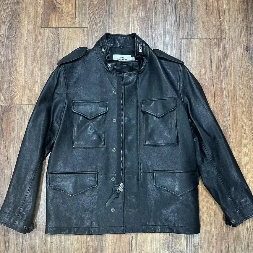 [BUNJANG] Coach F20998 Lambskin Leather Jacket / 코치 램스킨 레더자켓