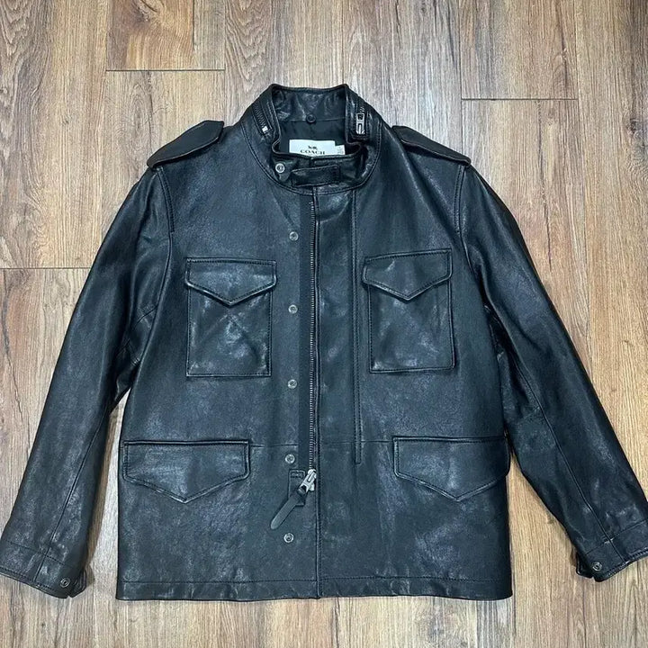 [BUNJANG] Coach F20998 Lambskin Leather Jacket / 코치 램스킨 레더자켓